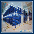 Muli-layer cargo storage mezzanine racking